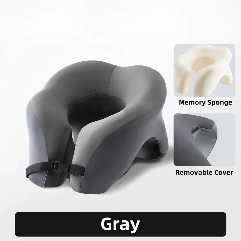 Portable Memory Foam U Shaped Neck Pillow For Travel And Rest 9
