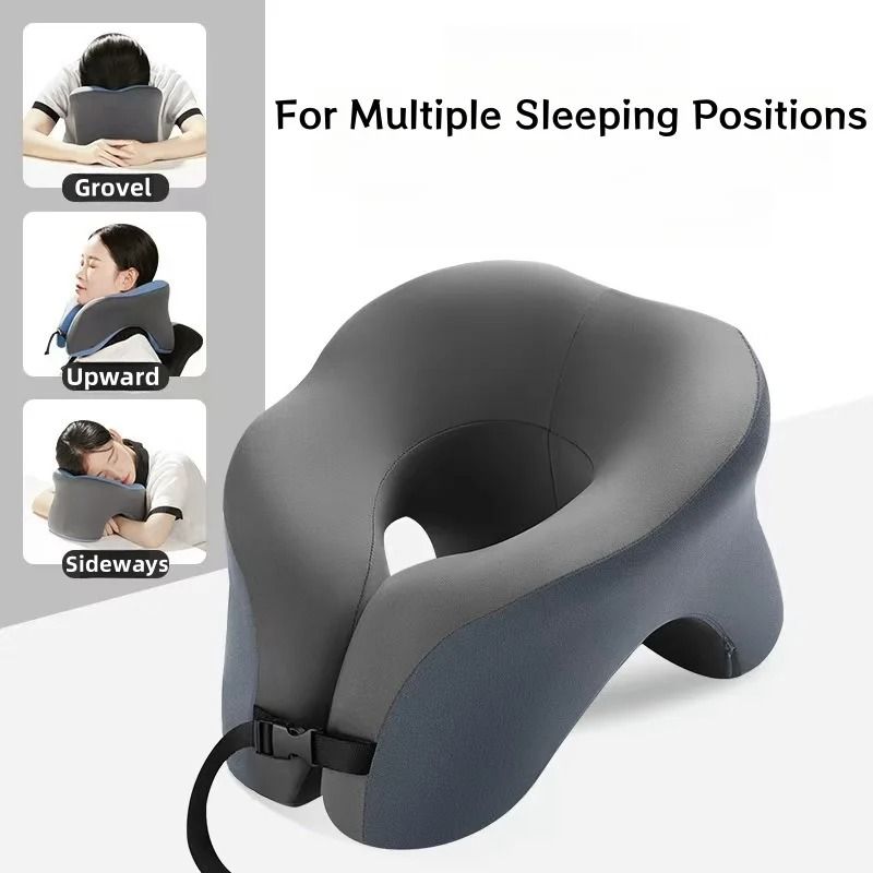 Portable Memory Foam U Shaped Neck Pillow For Travel And Rest 4