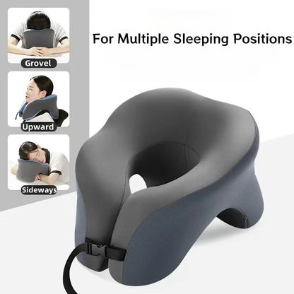 Portable Memory Foam U Shaped Neck Pillow For Travel And Rest 4