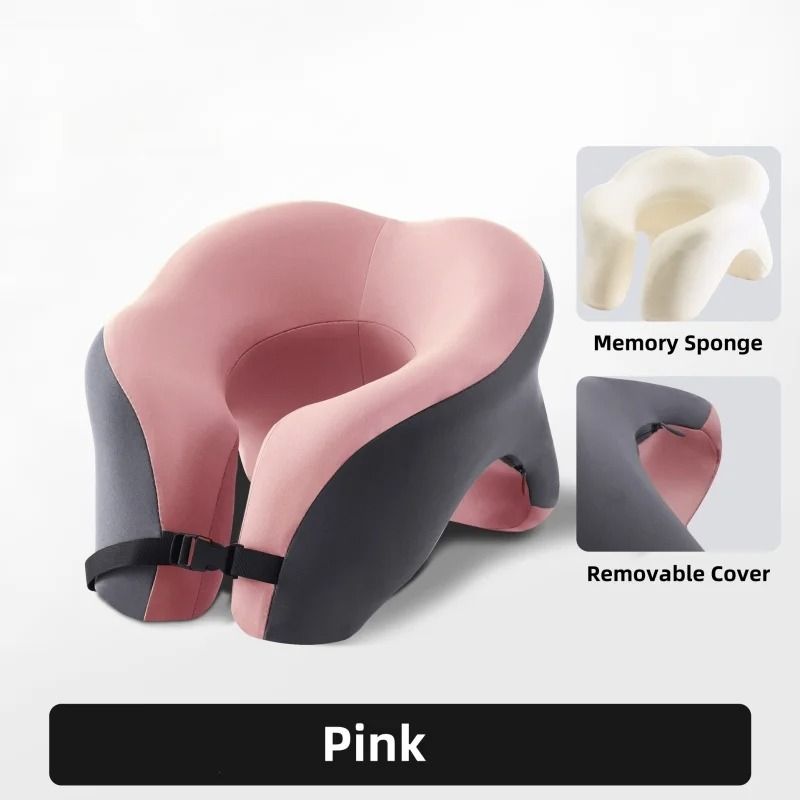 Portable Memory Foam U Shaped Neck Pillow For Travel And Rest 6