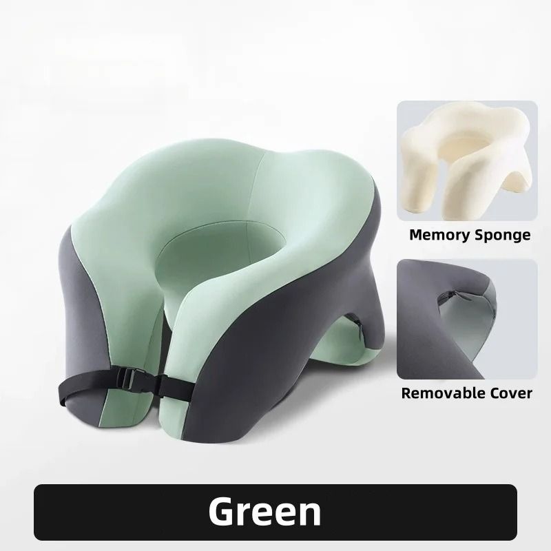 Portable Memory Foam U Shaped Neck Pillow For Travel And Rest 7