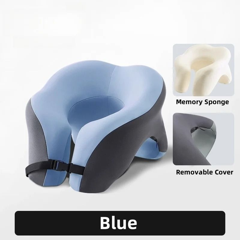 Portable Memory Foam U Shaped Neck Pillow For Travel And Rest 8