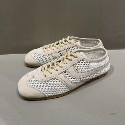 Forrest Gump Womens Sneakers 2025  Genuine Leather Retro Flat Casual Shoes 16