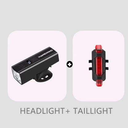 2000Lumens Rechargeable Bicycle Headlight  Waterproof MTB Front Light With Battery Level Display 7