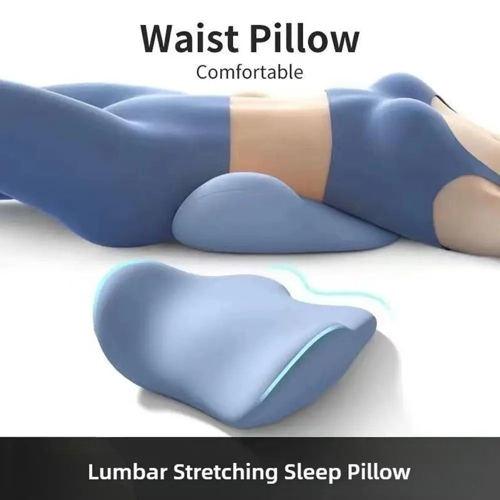 Ergonomic Memory Foam Lumbar Support Pillow For Back Pain Relief 3