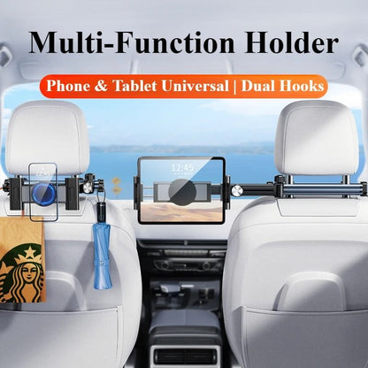 Telescopic Magnetic Tablet  Phone Mount For Car Headrest 4