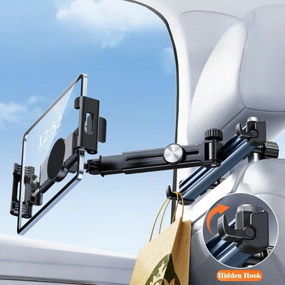 Telescopic Magnetic Tablet  Phone Mount For Car Headrest 6
