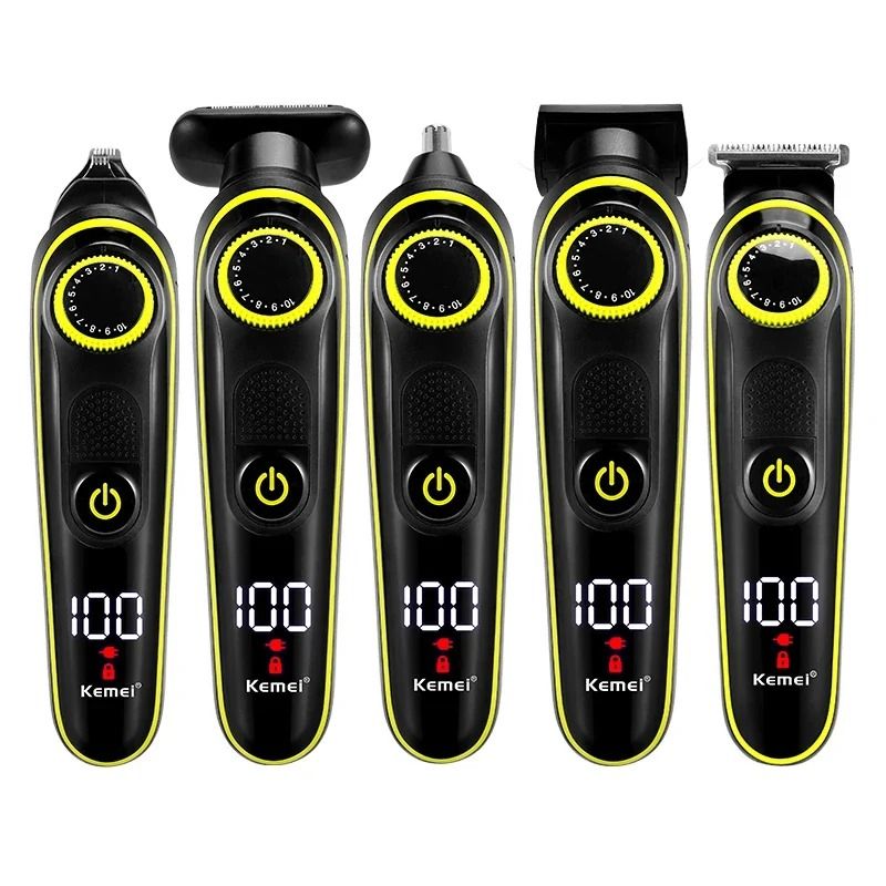 Kemei 5 In 1 Rechargeable Grooming Trimmer KM 696 2
