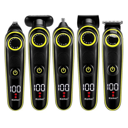 Kemei 5 In 1 Rechargeable Grooming Trimmer KM 696 2