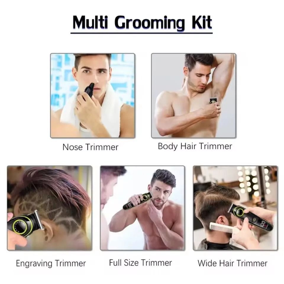 Kemei 5 In 1 Rechargeable Grooming Trimmer KM 696 3