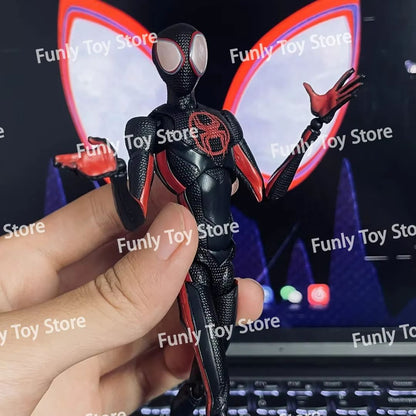 Miles Morales SpiderMan Action Figure  Across The SpiderVerse Collectible Anime Figurine Toy 2