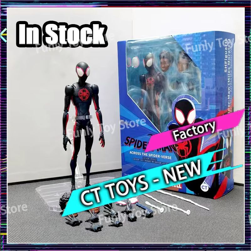 Miles Morales SpiderMan Action Figure  Across The SpiderVerse Collectible Anime Figurine Toy 6