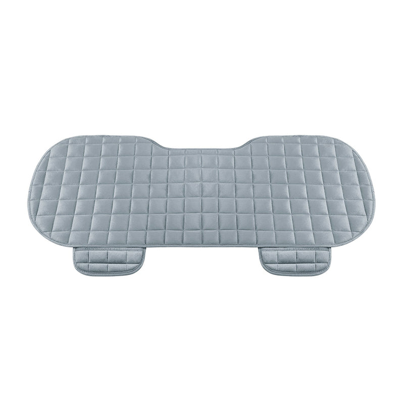 Universal Fit Car Seat Cover Front Rear Flocking Cloth Cushion Winter Auto Protector Mat Pad Non Sl 3