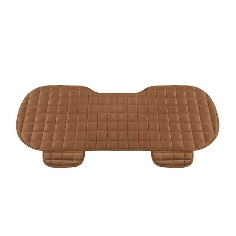 Universal Fit Car Seat Cover Front Rear Flocking Cloth Cushion Winter Auto Protector Mat Pad Non Sl 4