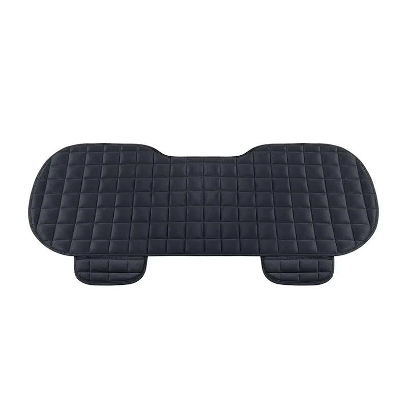 Universal Fit Car Seat Cover Front Rear Flocking Cloth Cushion Winter Auto Protector Mat Pad Non Sl 5