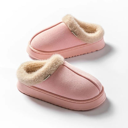 Women Fluffy Slippers Indoor Winter Anti Slip Warm Slippers 10