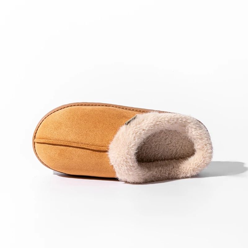Women Fluffy Slippers Indoor Winter Anti Slip Warm Slippers 4