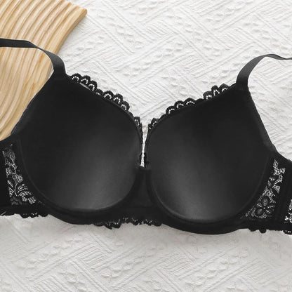 Viomisha Lady Deep Cup Lace Push Up Bra for Women, Plus Size Full Coverage Comfortable Underwear