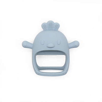 Baby Silicone Teether Toys Cartoon Chick Shape For Chewing Training Hollow Design For Easy Grip Soo 6