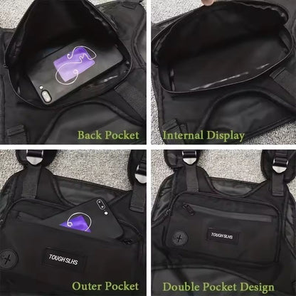 Chest Bag Tactical Vest Style Streetwear Sports Casual Bag 4