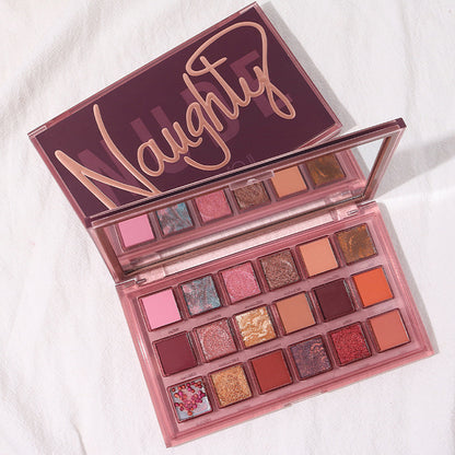 Waterproof Pomegranate Seeds Eyeshadow Palette Shimmer Matte Cosmetic Beauty Makeup