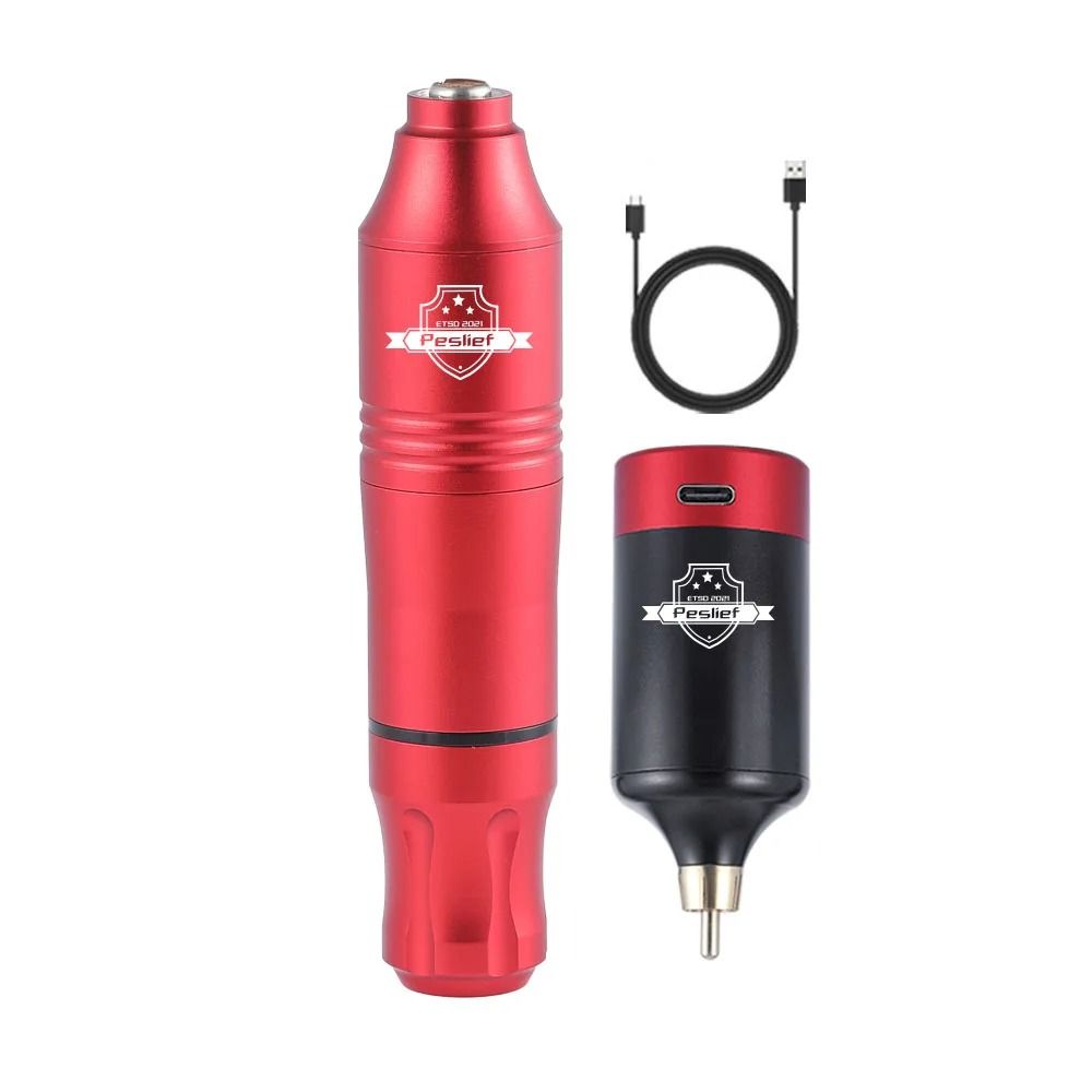 Wireless Rotary Tattoo Machine Kit With Cartridges For Professional And Beginner Artists 13