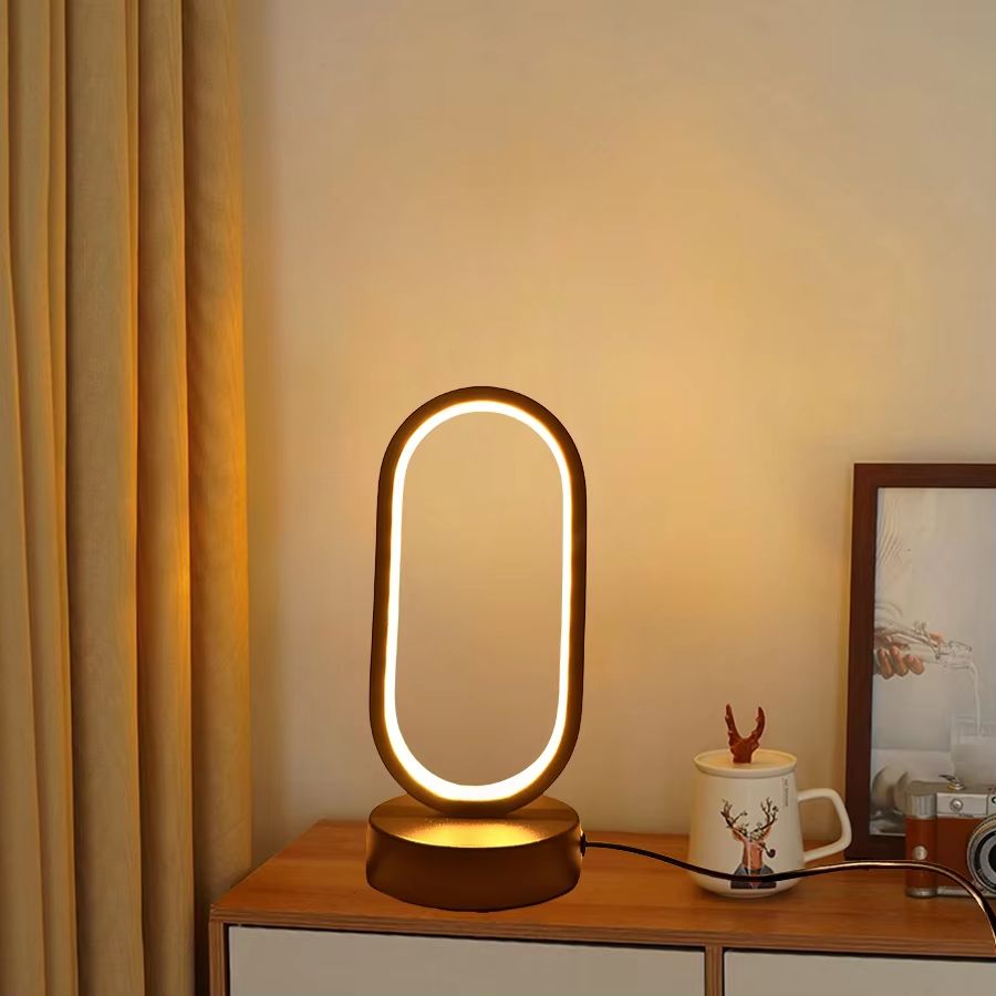Modern LED UShaped Lamp  Decorative Bedside  Living Room Night Light For Bedroom Study Or Home Deco 2