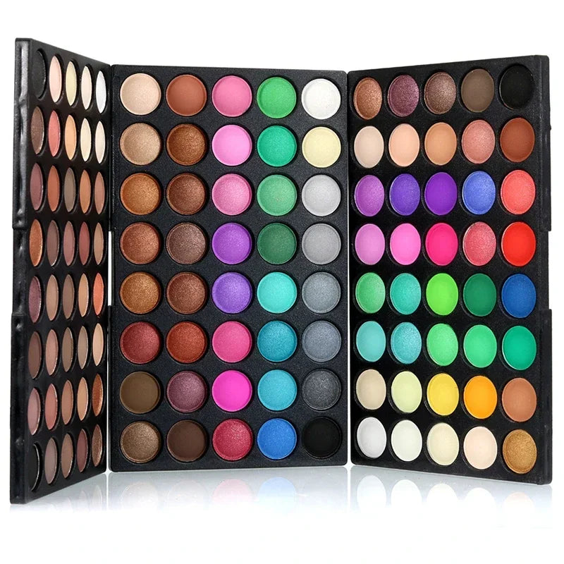 Shimmer & Matte Colors Glitter Eyeshadow Palette Nude Eye Shadow Pallete Makeup Set Cosmetic Kit for Professional
