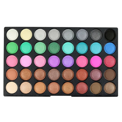 Shimmer & Matte Colors Glitter Eyeshadow Palette Nude Eye Shadow Pallete Makeup Set Cosmetic Kit for Professional