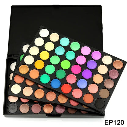 Shimmer & Matte Colors Glitter Eyeshadow Palette Nude Eye Shadow Pallete Makeup Set Cosmetic Kit for Professional