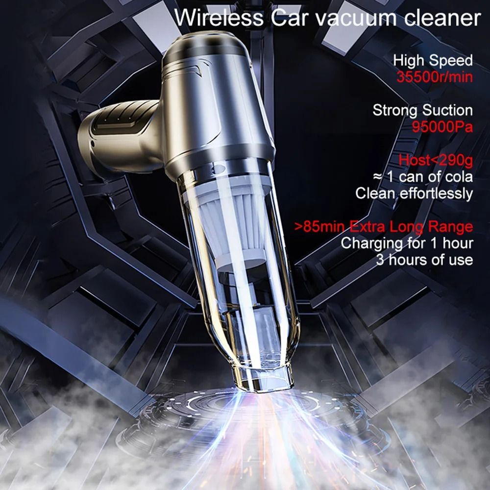 Wireless Car Vacuum Cleaner Portable Handheld 2 In 1 Vacuum And Blower 2