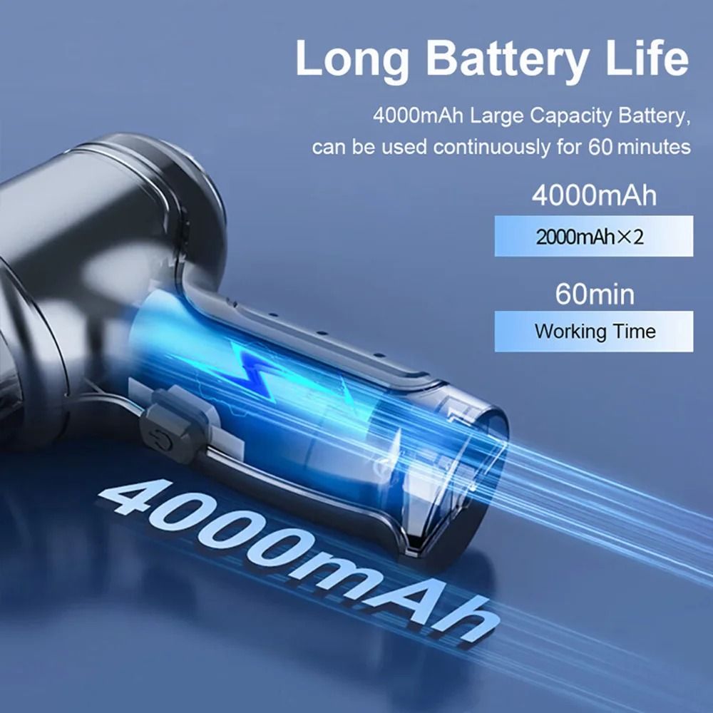 Wireless Car Vacuum Cleaner Portable Handheld 2 In 1 Vacuum And Blower 4