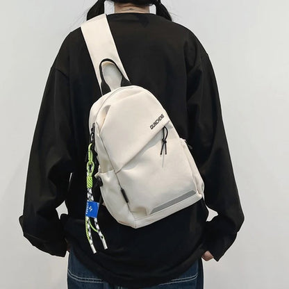 Crossbody Chest Bag Lightweight Single Shoulder Backpack for Men and Women