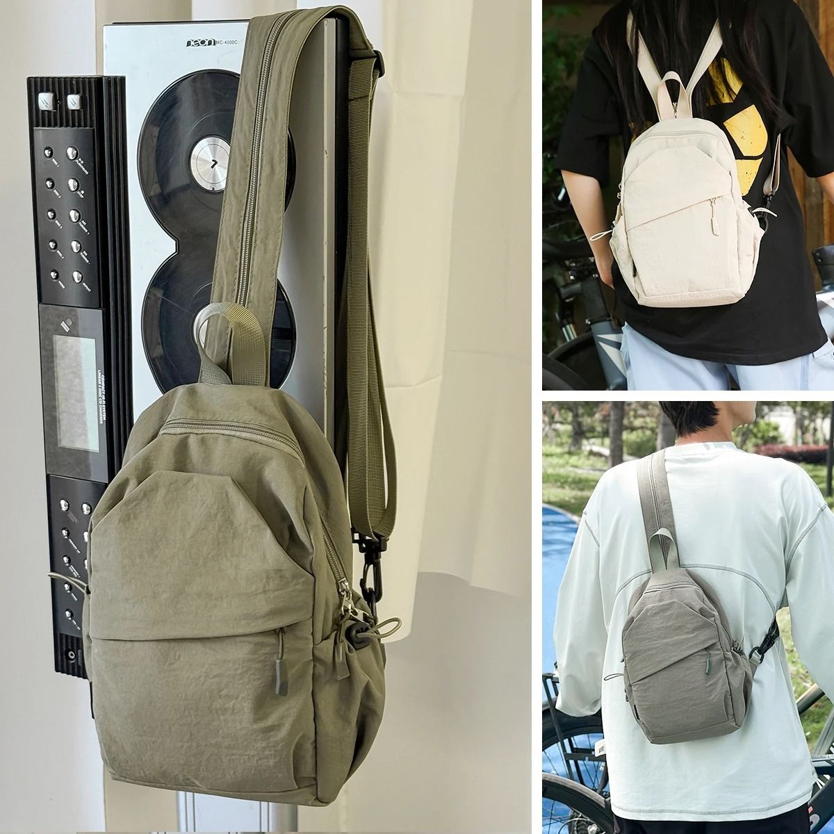 Crossbody Chest Bag Lightweight Single Shoulder Backpack For Men And Women 17