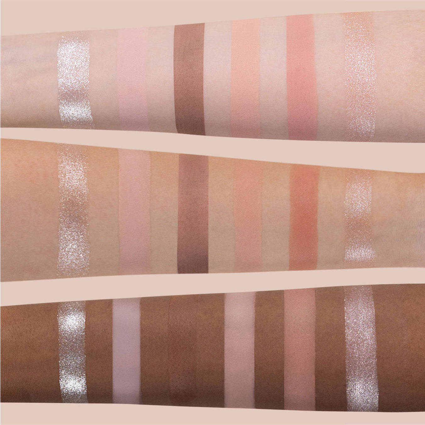 Waterproof Flower Knows Swan Ballet 6 Color Eyeshadow Palette With Matte Shimmer Pearl  Glitter Hig 1