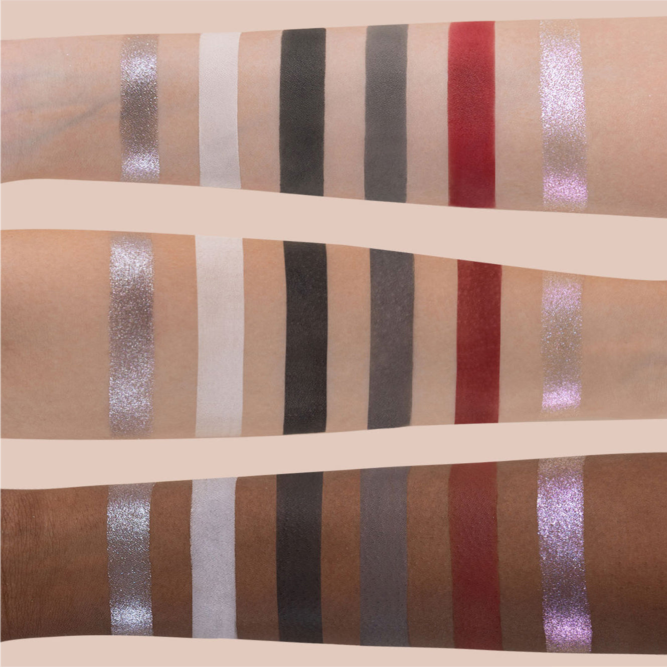 Waterproof Flower Knows Swan Ballet 6 Color Eyeshadow Palette With Matte Shimmer Pearl  Glitter Hig 3
