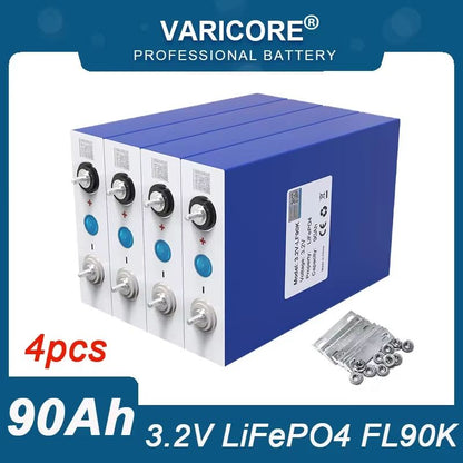 LiFePO4 Rechargeable Battery Pack  32V 100Ah To 280Ah Cells For 12V DIY Solar RV And Electric Vehic 4