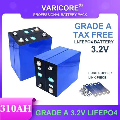 LiFePO4 Rechargeable Battery Pack  32V 100Ah To 280Ah Cells For 12V DIY Solar RV And Electric Vehic 9