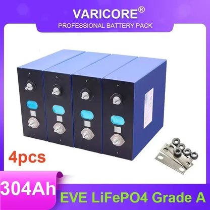 LiFePO4 Rechargeable Battery Pack  32V 100Ah To 280Ah Cells For 12V DIY Solar RV And Electric Vehic 8