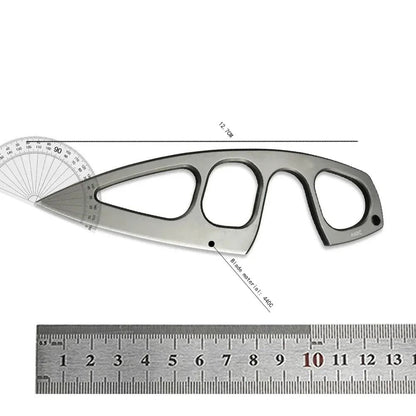 Pocket EDC Mini Fixed Blade Knife With ABS Sheath For Outdoor Survival 5