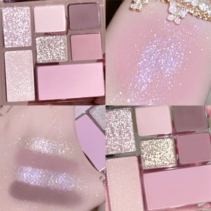 Color Eyeshadow Palette In Earth Tones With Shimmer Glitter Matte  Pearl Finishes Waterproof  Playf 7