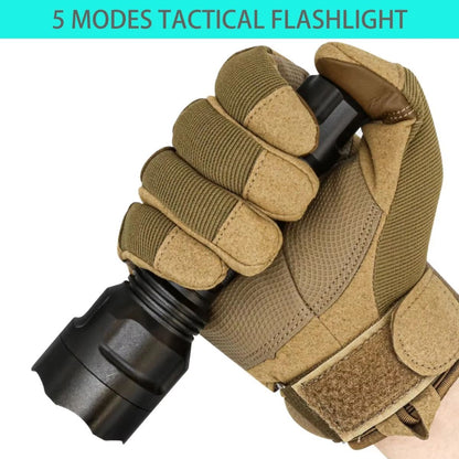 UltraFire C8 Tactical Flashlight  High Power LED Military Torch With Pressure Remote Switch For Out 4