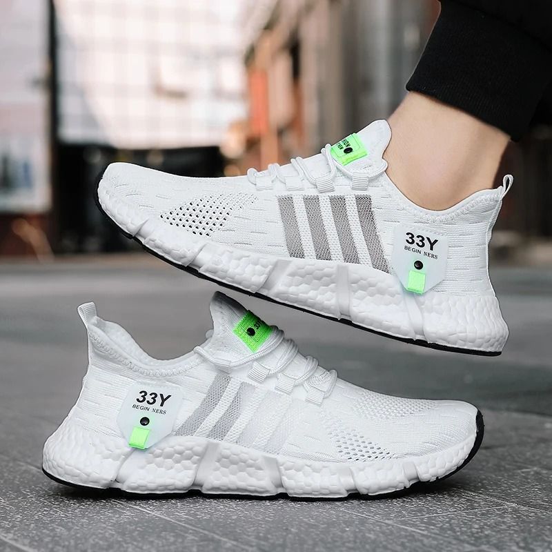 Mens Breathable Mesh Lightweight Walking and Running Sneakers