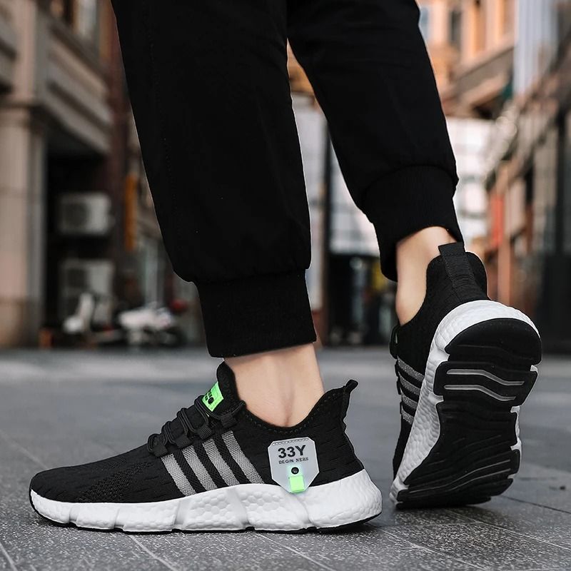 Mens Breathable Mesh Lightweight Walking And Running Sneakers 4