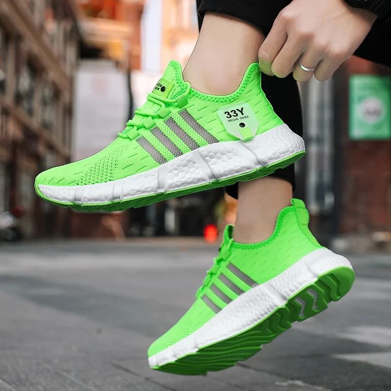 Mens Breathable Mesh Lightweight Walking And Running Sneakers 5