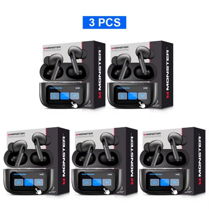 Monster TWS Wireless Bluetooth Earbuds  HD Stereo Sound Sports InEar Headphones With Charging Case  20