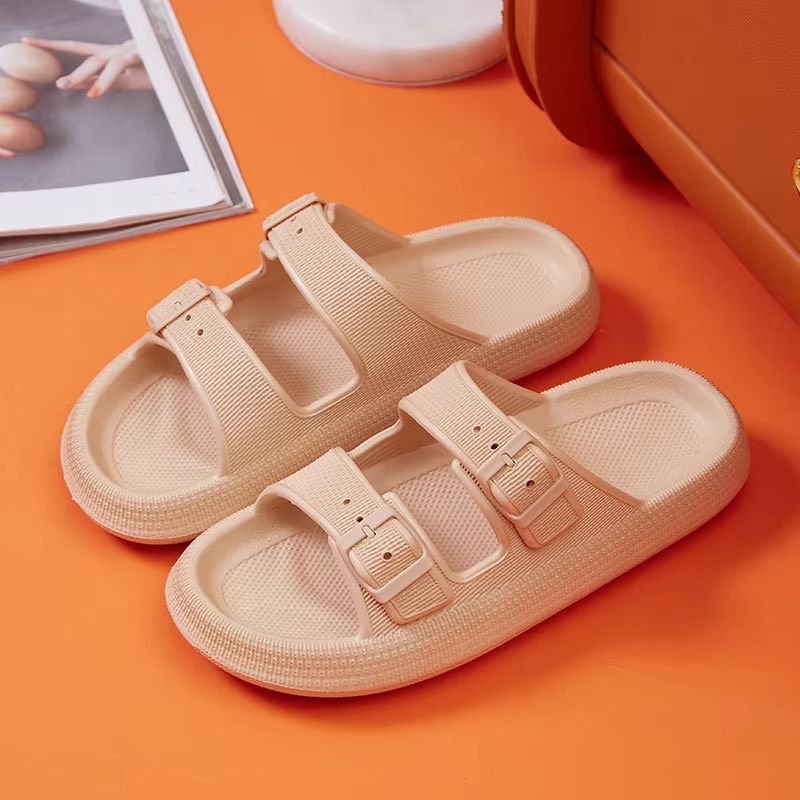 Womens Thick Platform Cloud Slippers  Soft Pillow Slides With Buckle Strap NonSlip Sole And Fashion 10