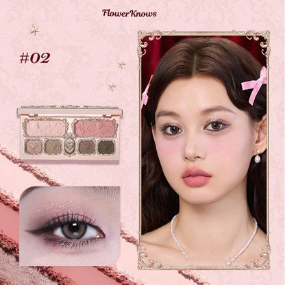 Flowerknows Strawberry Cupid Collection Makeup Palette Blush Highlighter Eyeshadow  Flower Know Fac 3