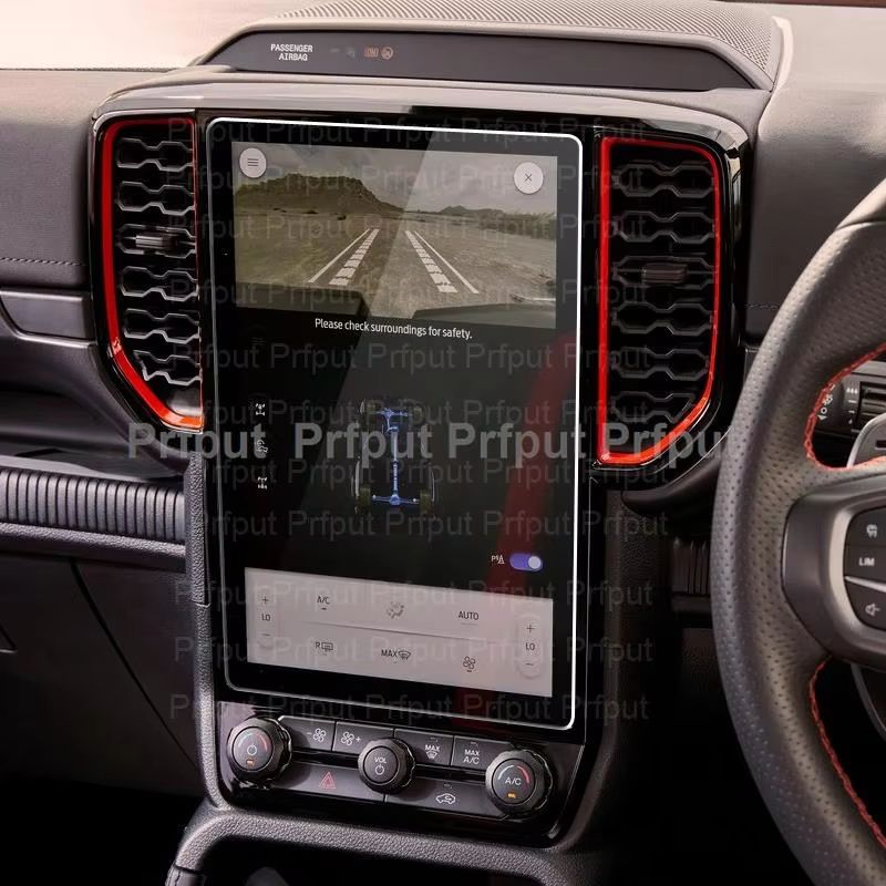 Tempered Glass Screen Protector for Ford Ranger Lariat 2024–2025 – GPS & Infotainment Protection Film