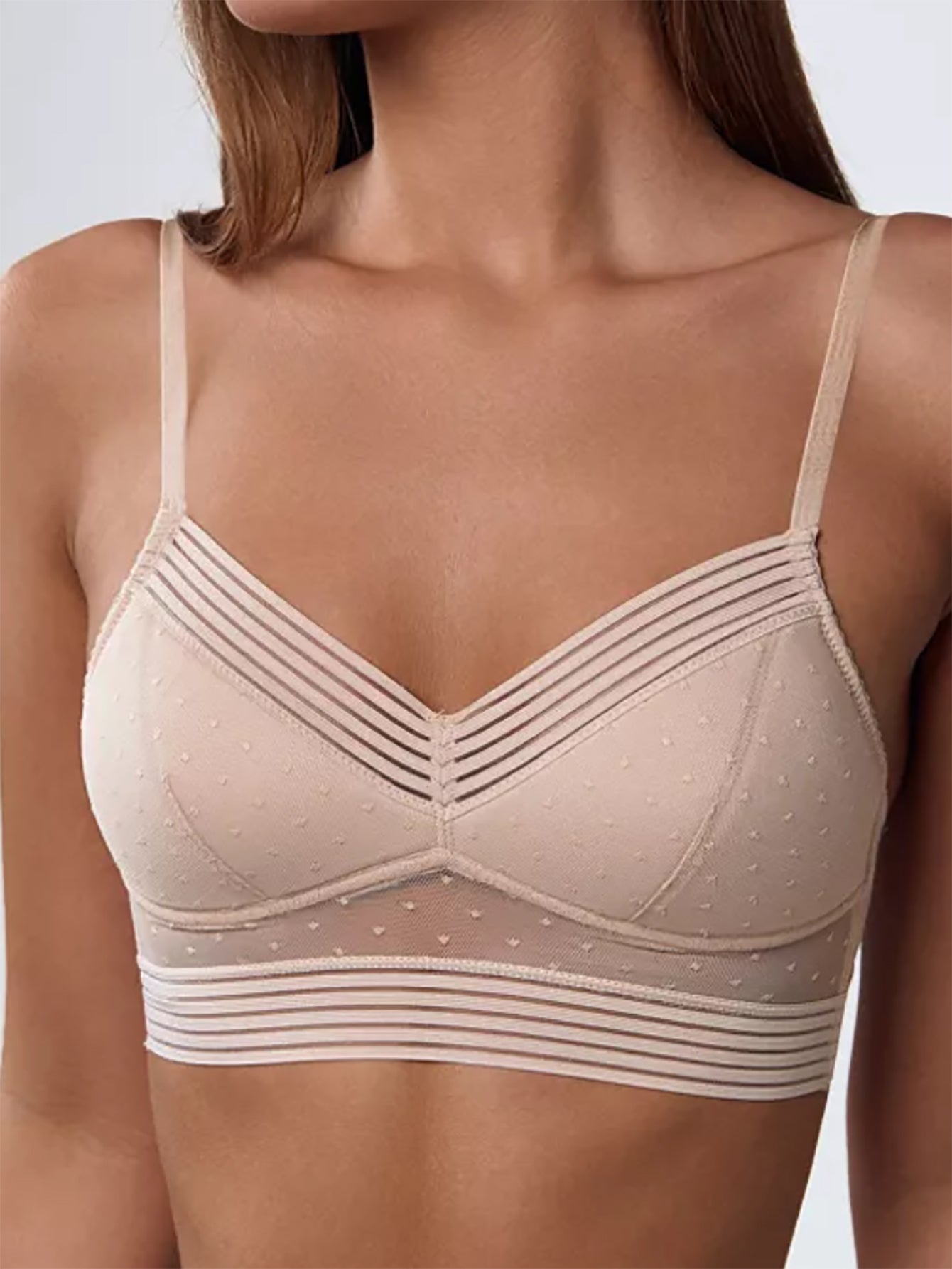Sexy Lace U-Shaped Backless Bra for Women, No Steel Rings Ultra-Thin Invisible Sticky Bra with Beautiful Back Design